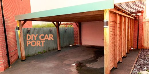 DIY Car Port with Framola Pergola Brackets: A Practical Solution for Your Vehicle