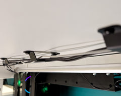 TechShieldz Under-Desk Cable Management Channel Clips