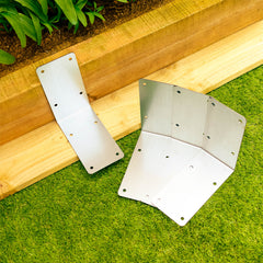 Multi-Purpose Corner Railway Sleeper Brackets (7 Sizes Available)