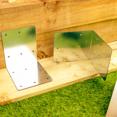 Multi-Purpose Corner Railway Sleeper Brackets (7 Sizes Available)