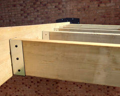 Framola Downwards Angled Rafter Brackets - For Downwards Slope Rafters (90 Options Available) - Indoor Outdoors