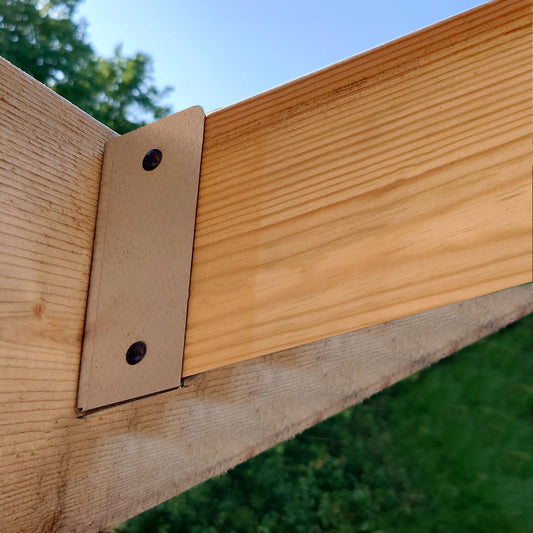 Framola Upwards Angled Rafter Brackets - For Receiving Ends of Sloped Rafters (90 Options Available)