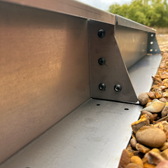 Bellamy Rustic Steel Retaining Wall Sections