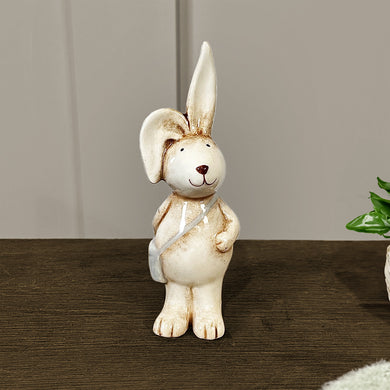 Small Rabbit Ornament with Bag - Indoor Outdoors