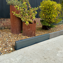 Bellamy Rustic Steel Retaining Wall Sections