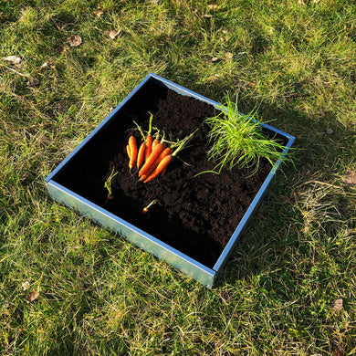 Bellamy Galvanised Steel Edging Raised Bed Kit for Vegetable Patches - Indoor Outdoors