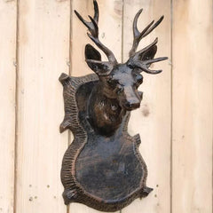 Fergus McArthur Bronze Effect Stag Door Plaque