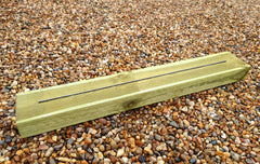 LightGauge Timber Railway Sleepers with Metal Grip Non-Slip Treads for Garden Paths