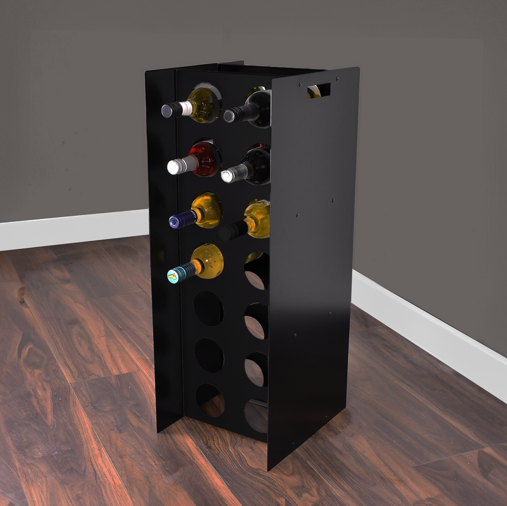 Floor Standing Wine Rack 14 Bottle Capacity Uk Made