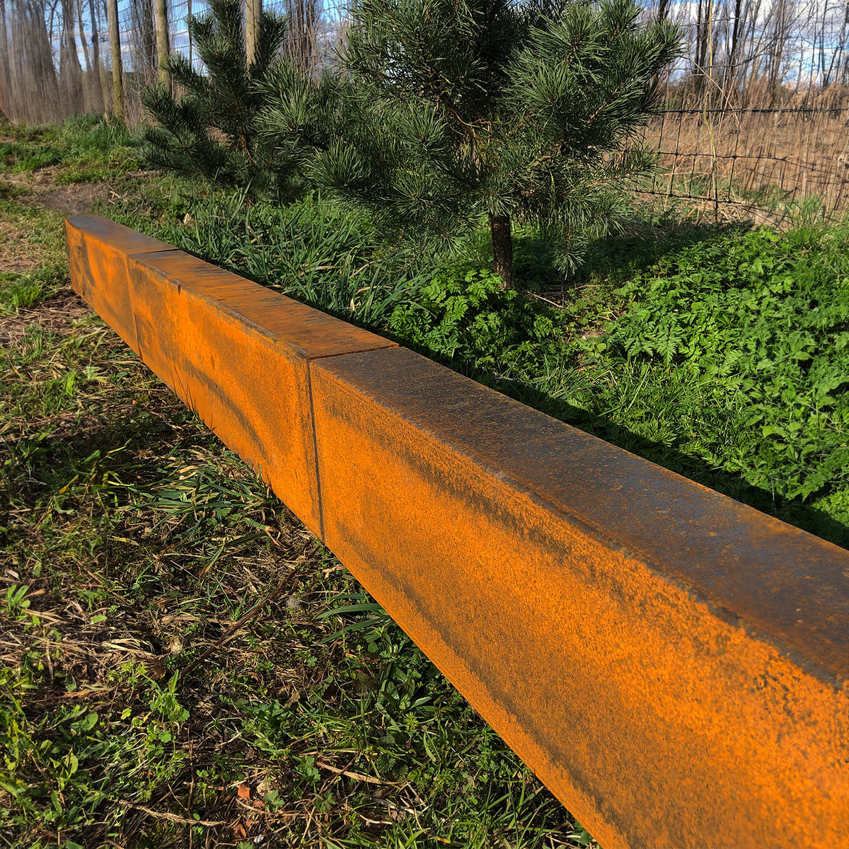 Bellamy Rustic Steel Railway Sleepers