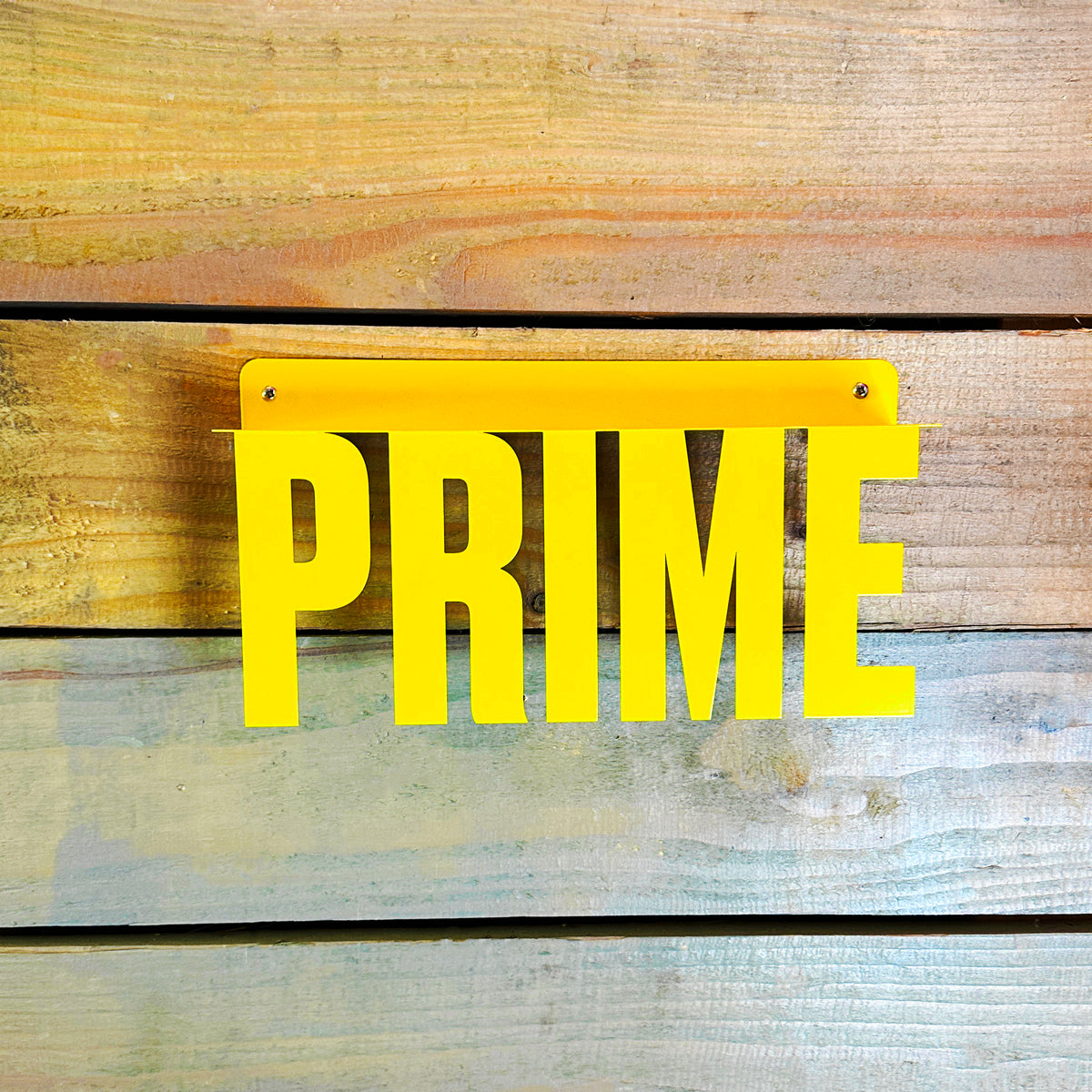 Unofficial PRIME Hydration Drinks Wall Mount Shelf - Indoor Outdoors