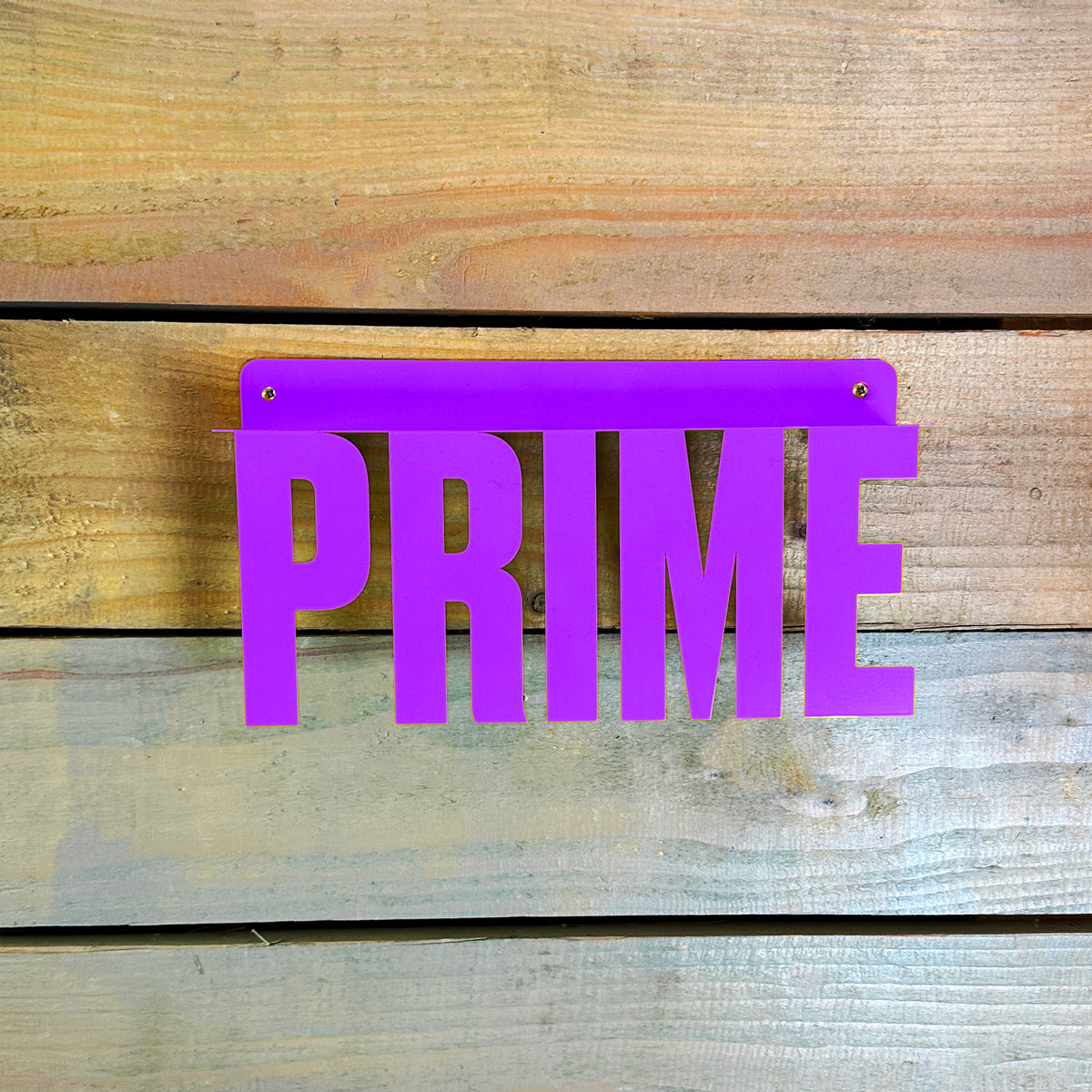 Unofficial PRIME Hydration Drinks Wall Mount Shelf - Indoor Outdoors