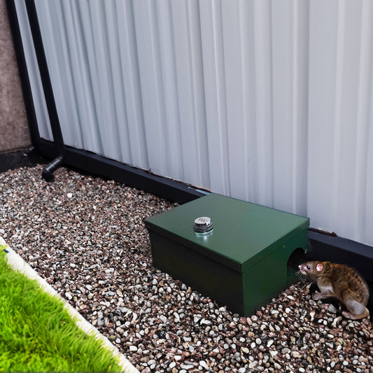 Pest Stopper Premium Rodent Bait Box Trap for Rat & Pest Control