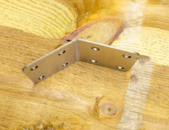 135° / 45° Angled Corner Railway Sleeper Brackets (7 Sizes Available)