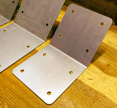 135° / 45° Angled Corner Railway Sleeper Brackets (7 Sizes Available)