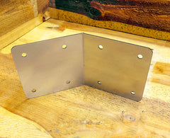 135° / 45° Angled Corner Railway Sleeper Brackets (7 Sizes Available)