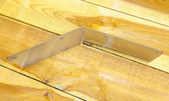 135° / 45° Angled Corner Railway Sleeper Brackets (7 Sizes Available)