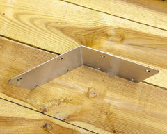 135° / 45° Angled Corner Railway Sleeper Brackets (7 Sizes Available)