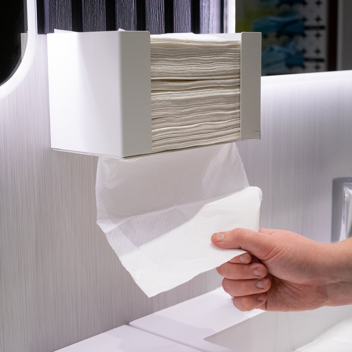 MegaMaxx UK™ Z-Fold & V-Fold Easy Wall Mount Paper Towel Dispenser