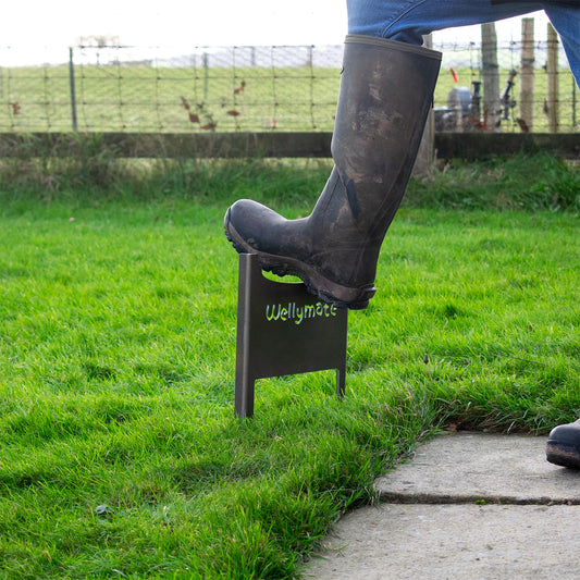 Wellymate Heavy-Duty Drive-In Spiked Wellington Boot Scraper