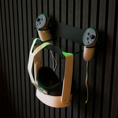 GameShieldz™ Meta Quest 3S Headset & Controllers Wall Mount Storage Holder