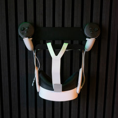 GameShieldz™ Meta Quest 3S Headset & Controllers Wall Mount Storage Holder