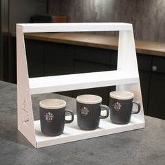 Okunaii 3-Tier Freestanding Coffee Mug Holder & Organiser Rack