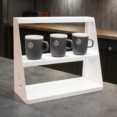 Okunaii 3-Tier Freestanding Coffee Mug Holder & Organiser Rack