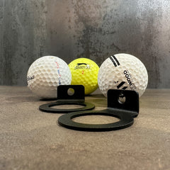 BlackSteel™ Wall Mount Golf Ball Display Bracket & Holder