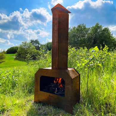 Chimney Cap on the Small Chimenea