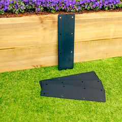 Jumbo 2-Tier Straight Flat Railway Sleeper Joining Brackets