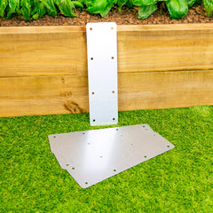 Jumbo 2-Tier Straight Flat Railway Sleeper Joining Brackets