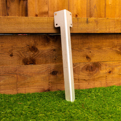 InfiniBracket™ Stainless Steel Corner Railway Sleeper Bracket with Stake