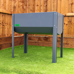 Bellamy Galvanised Steel Trough Standing Planter with Legs (2 Sizes Available)