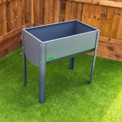 Bellamy Galvanised Steel Trough Standing Planter with Legs (2 Sizes Available)