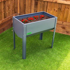 Bellamy Galvanised Steel Trough Standing Planter with Legs (2 Sizes Available)