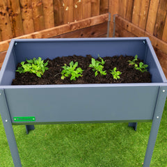 Bellamy Galvanised Steel Trough Standing Planter with Legs (2 Sizes Available)