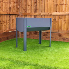 Bellamy Galvanised Steel Trough Standing Planter with Legs (2 Sizes Available)