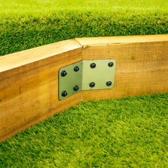 Angled 45° Timber Railway Sleeper Bracket