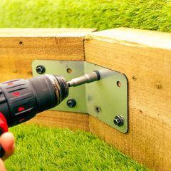 Angled 45° Timber Railway Sleeper Bracket