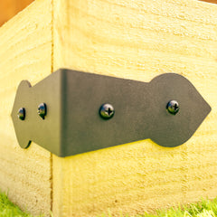 Arrow Head Decorative Corner Railway Sleeper Brackets