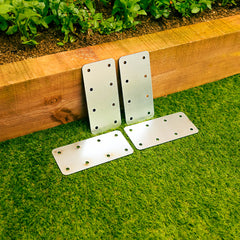 Standard Railway Sleeper Straight Flat Brackets