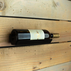 Okunaii Wall Mount Single Wine Bottle Holder