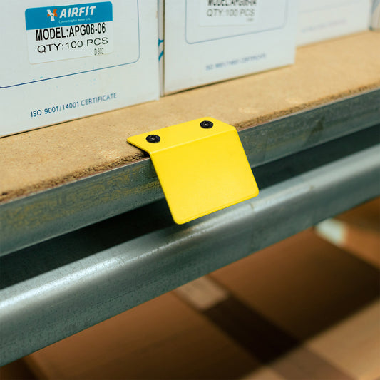 MegaMaxx UK™ Warehouse Racking Angled Shelf Label Markers (4 Sizes Available)