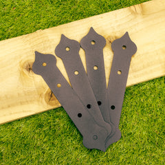 Spear Head Decorative Straight Railway Sleeper Brackets