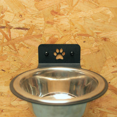 Jake's Farm Yard Wall Mount Pet Bowl Holder