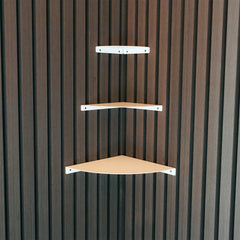 Okunaii™ Quarter Circle Corner Shelves (3 Sizes Available)