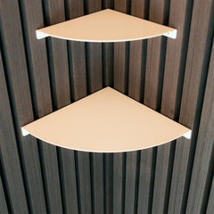 Okunaii™ Quarter Circle Corner Shelves (3 Sizes Available)