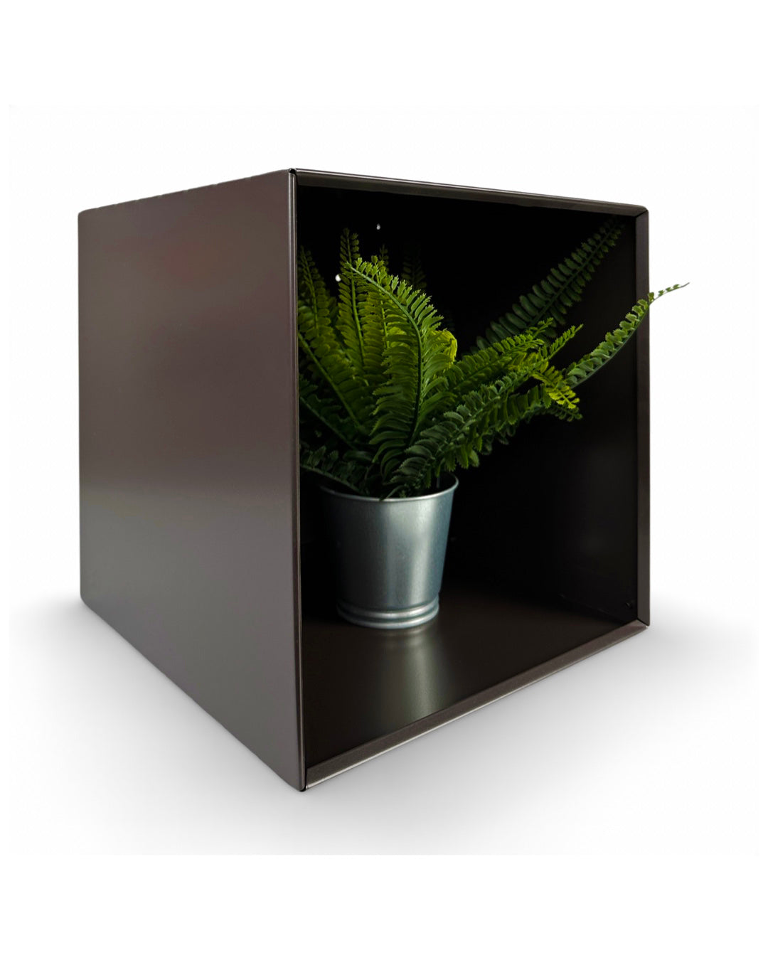 Cubitz Multi-Use Galvanised Steel Cube - Outdoor Planter, Indoor Storage & More! - Indoor Outdoors