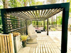 Framola™ Pergola Privacy Wall Installation Channels for 2" Timber